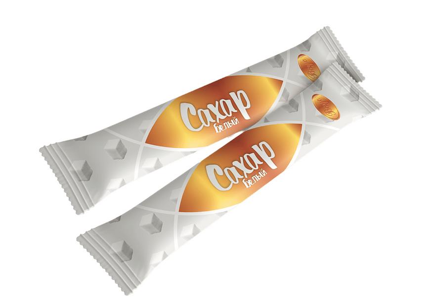 Сахар белый порционный в стиках 5 г 60 шт фото 1