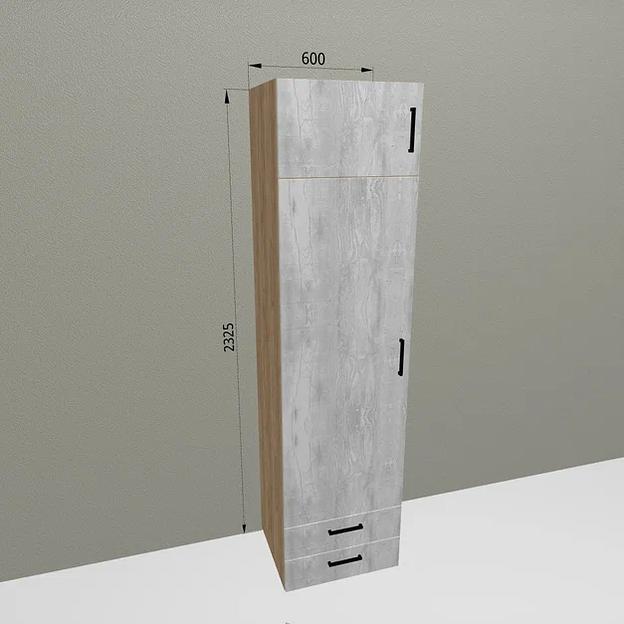 Шкаф распашной Sanvut 600х500х2325 мм арт.Ш639ЯМ ОПТ фото 10