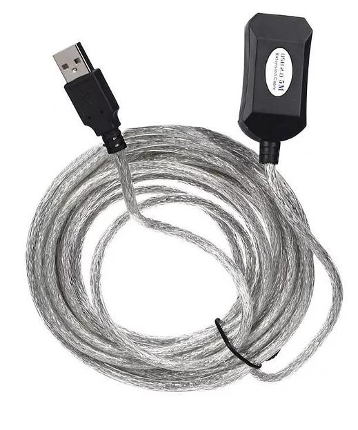 Aopen/Qust Кабель-адаптер USB2.0-repeater, удлинительный активный Af> 5м (ACU823-5M) [6938510851314] фото 3