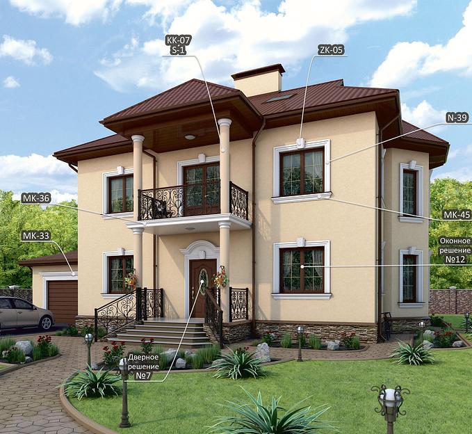 Карниз подкрышный VK 01 опт фото 6