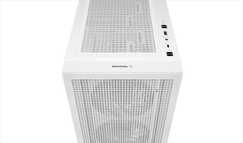 Корпус Deepcool CH560 WH без БП, боковое окно (закаленное стекло), 3x140мм ARGB вентилятор спереди и 1x120мм ARGB вентилятор сзади, белый, ATX (CH560 WH) фото 9
