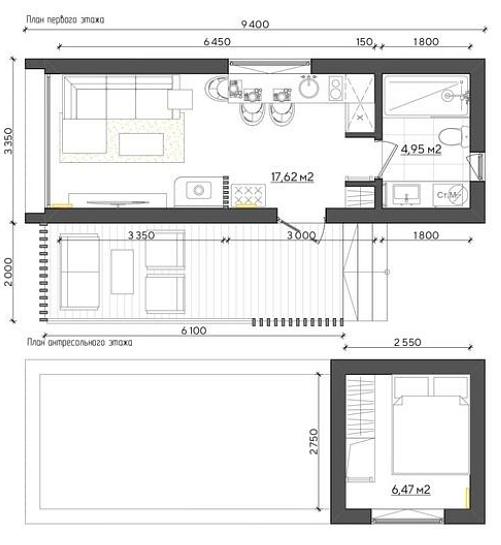 Арго 1Л/3.2 модульный дом - удлинённый вариант с «мезонином» фото 2