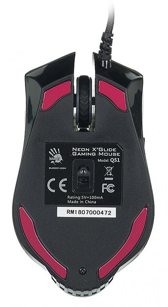 Мышь A4Tech Bloody Q51 черный/рисунок оптическая (3200dpi) USB3.0 (8but) фото 3