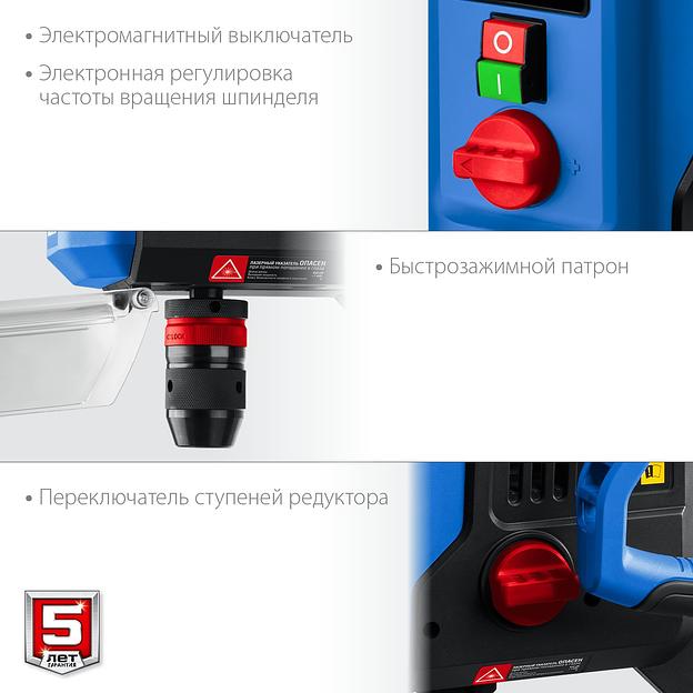 Станок сверлильный Зубр Профессионал ВСС-П800 800W фото 7