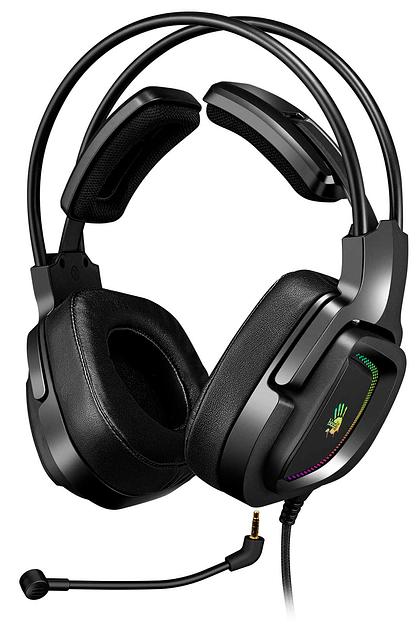 Наушники с микрофоном A4Tech Bloody G575P черный 2м мониторные оголовье (G575P) фото 1