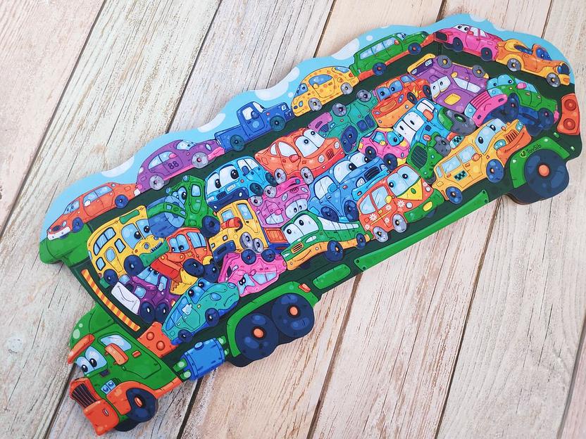 Пазл «Автовоз» опт фото 1