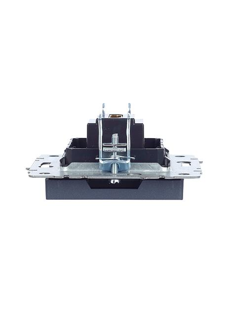 BRITE Розетка HDMI РHDMI-0-БрМ маренго фото 6