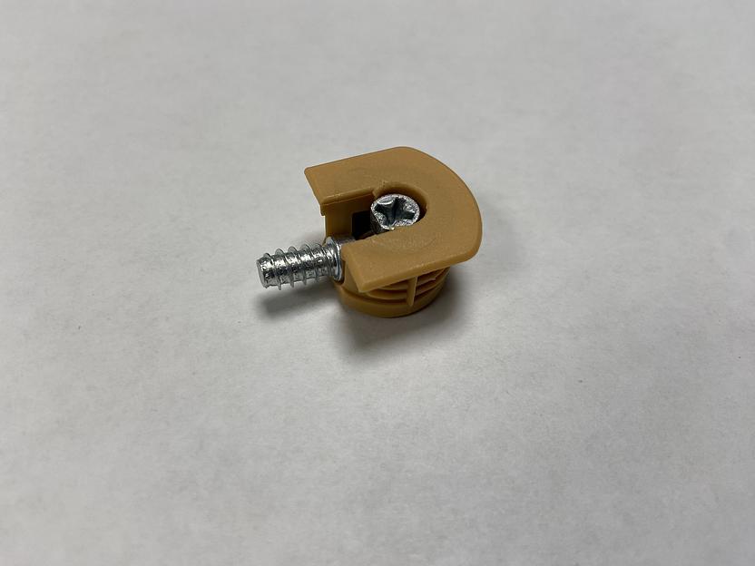 Эксцентрик усиленный пластиковый 16 мм №11 Бук фото 1