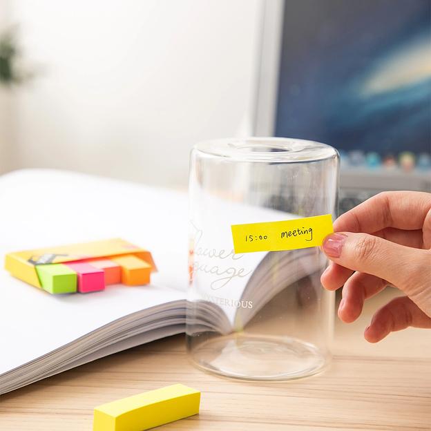 Закладки самокл. бумажные Deli EA11402 50x15мм 5цв.в упак. 100лист европодвес фото 8