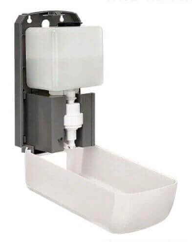 Дозатор для жидкого мыла автоматический G-teq 8678 Auto, 1000 мл, 1 л, пластик белый матовый фото 5