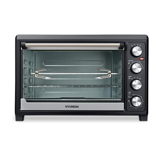 Мини-печь Hyundai MIO-HY076 45л. 2000Вт серебристый/черный фото 5