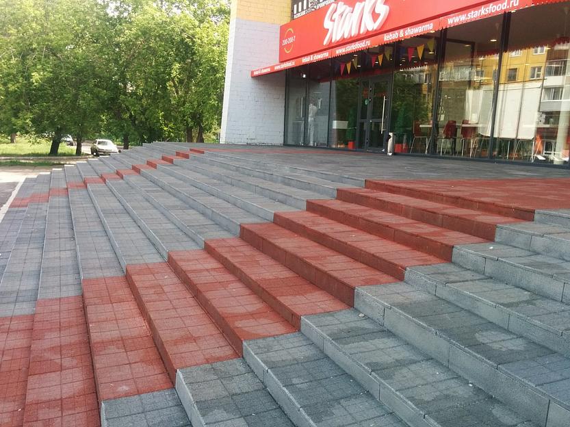 Плитка EcoStep «Сетка» 350×350×20 мм фото 8