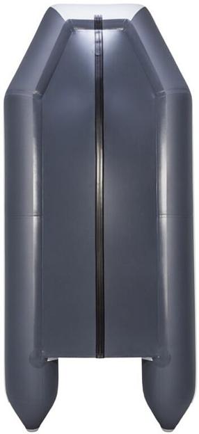 Лодка Аква 3200 слань книжка, киль, 3200*1420*400 мм., цвет: графит-серый фото 2