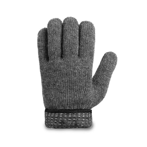 Двойные шерстяные перчатки 7,5 класс вязки (70 % шерсть+30 % акрил) с внутренним начёсом и антискользящим покрытием фото 2