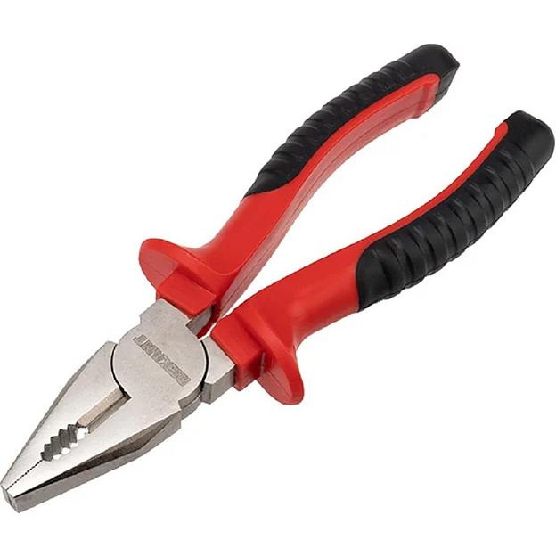 Rexant (12-4612) Плоскогубцы комбинированные 180 мм никелированные, двухкомпонентные рукоятки фото 1