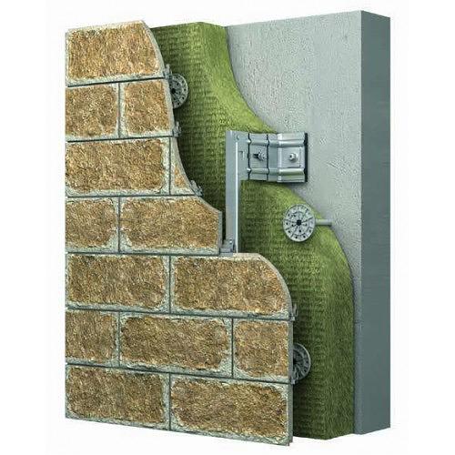 Вентилируемый фасад НФС Краспан БрикСтоун ОПТ фото 1