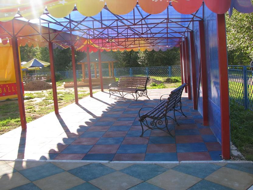 Плитка EcoStep резиновая 500×500×20 мм фото 6