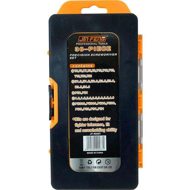 Набор бит с отверткой для точных работ Jinfeng JF-90267 фото 3