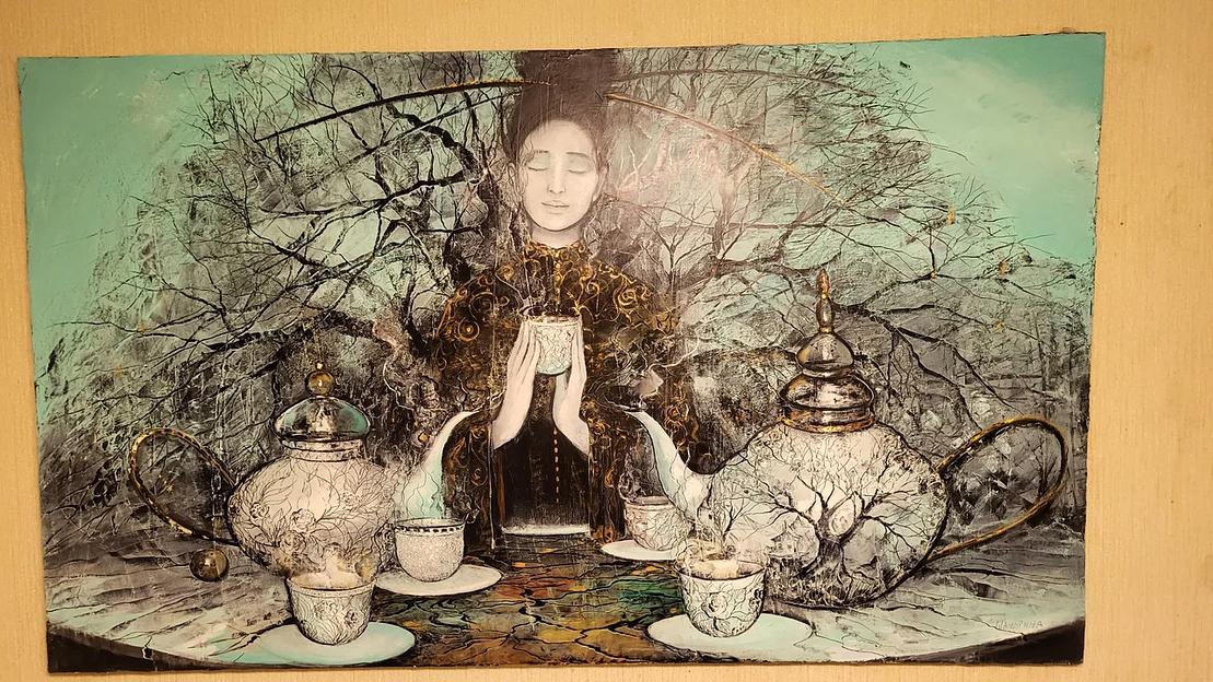 Картина "Утренний чай" из серии "Ритуал" ОПТ фото 1