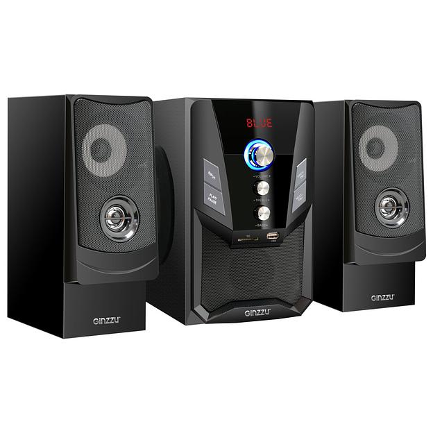 Ginzzu GM-415, Акустическая система 2.1, 50W/BT/USB/SD/FM/ДУ фото 1