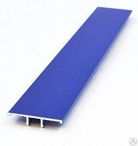 Профиль-заглушка алюминиевый Пи крышка ламнированный ПВХ фото 1