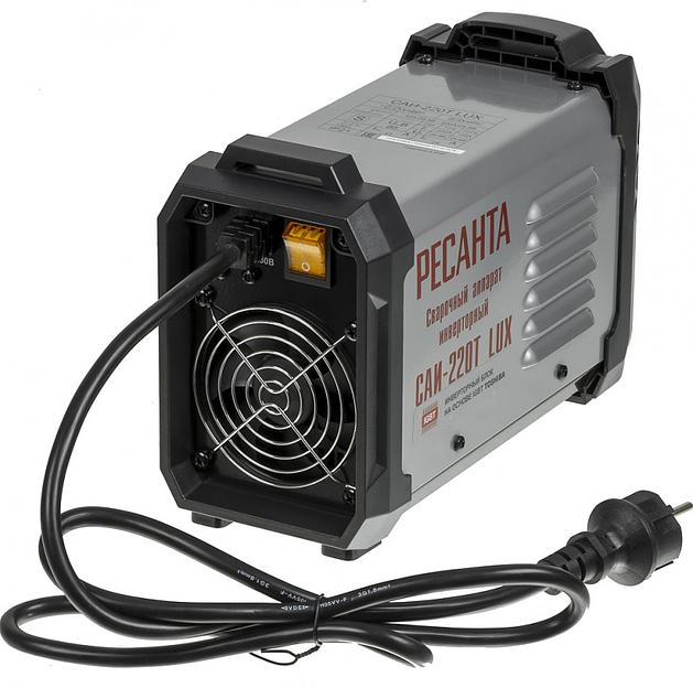 Сварочный аппарат Ресанта САИ-220Т LUX инвертор ММА DC 7.8кВт фото 3