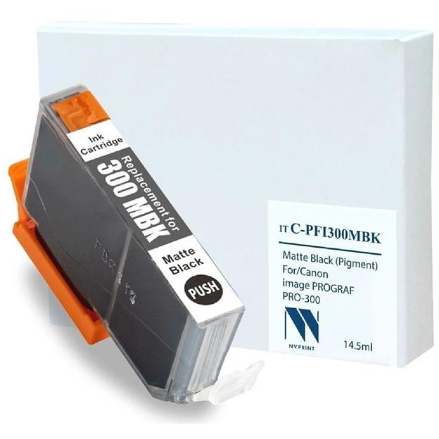 Струйный картридж NV Print C-PFI300 MBK для Canon imagePROGRAF PRO-300 фото 1