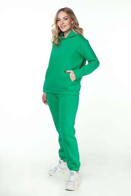 Костюм футер 3-х нитка с начесом 3128/28/Зеленый фото 5