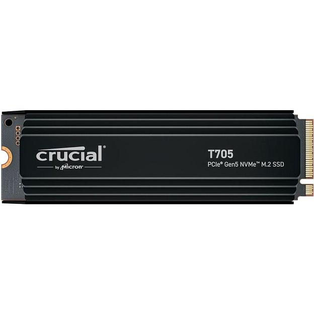 Твердотельный накопитель SSD Crucial T705 4TB PCIe Gen5 NVMe M.2 SSD with heatsink CT4000T705SSD5 фото 2