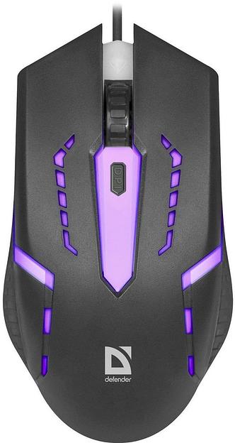 Мышь Defender Flash MB-600L черный оптическая (1200dpi) USB (3but) фото 1