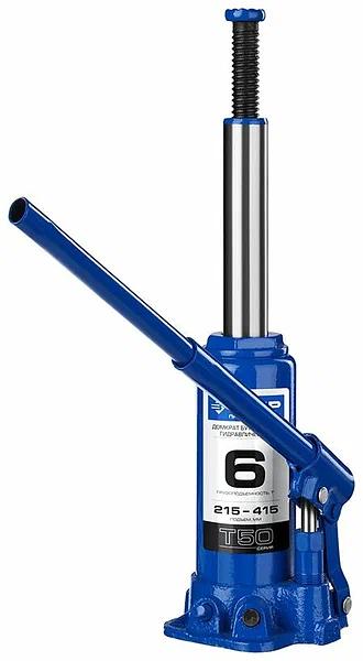 Домкрат Зубр «43060-6_z01» Т50 гидравлический бутылочный ОПТ фото 2