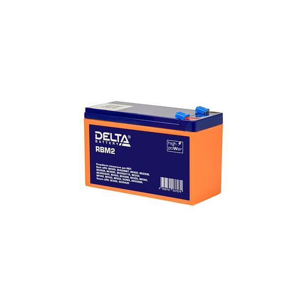 Аккумуляторная батарея Delta RBM2 для ИБП 12В, 7.2Ач фото 1