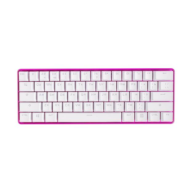 Клавиатура HyperX 572Y6AA#ACB Alloy Origins 60 Pink Белый-Розовый фото 1