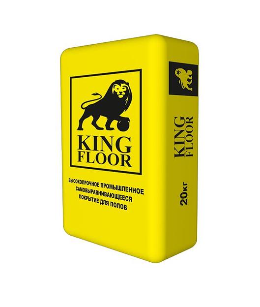 Наливной самовыравнивающийся полимерцементный бетонный пол «King Floor» ОПТ фото 1