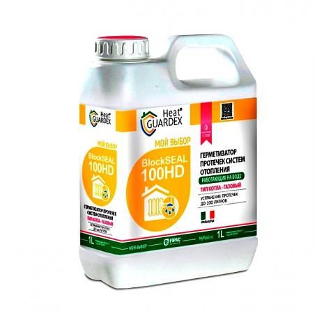 Жидкий герметик самоуплотняющийся HeatGuardex BlockSeal 104, для отопления на воде (твёрдо/жидко топливный/электрокотёл) фото 1