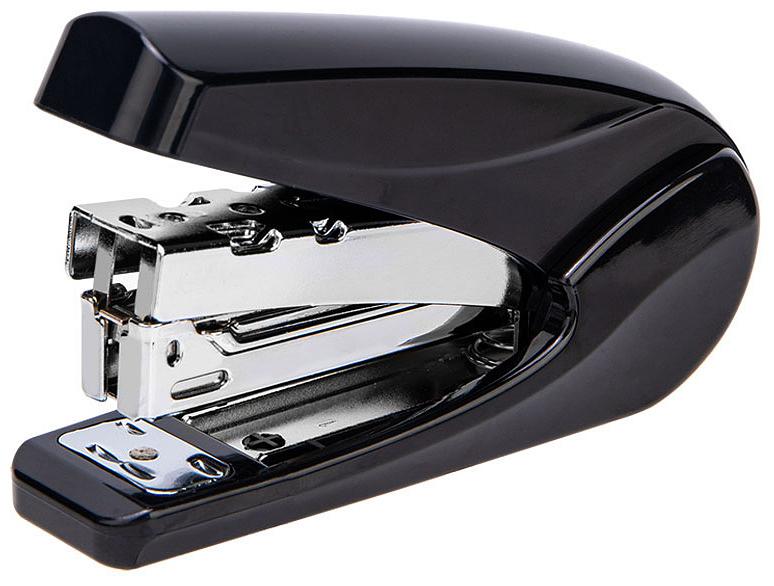 Степлер Deli 0421BLACK 24/6 26/6 (30листов) черный 50скоб коробка фото 1