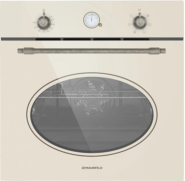 Духовой шкаф Электрический Maunfeld EOEFG.566RIB.RT слоновая кость фото 1