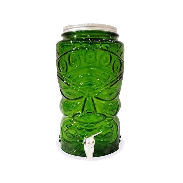 Ёмкость для лимонада tiki с краником san miguel, 6 л., 25х25х35 см., зелёная, опт фото 1