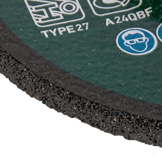 Круг шлифовальный по металлу, 125 х 6,0 х 22,2 мм, 9%WA+75%A+16%B// Сибртех фото 2