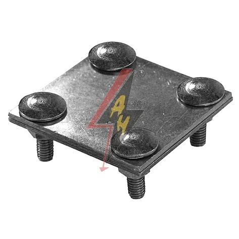 Крестообразное соединение (полоса-полоса) AH Hardt Sp.j. 4×M6×20, две пластины, B до 30 мм ОПТ фото 1