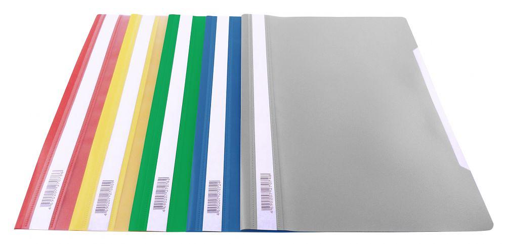 Папка-скоросшиватель Бюрократ Люкс -PSL20YEL A4 прозрач.верх.лист пластик желтый 0.14/0.18 фото 3