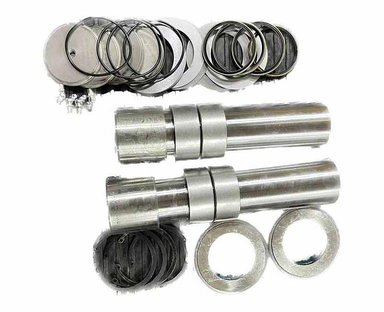 Шкворень полный комплект d=54мм SHAANXI F3000 81.44205.0055-XLB фото 1