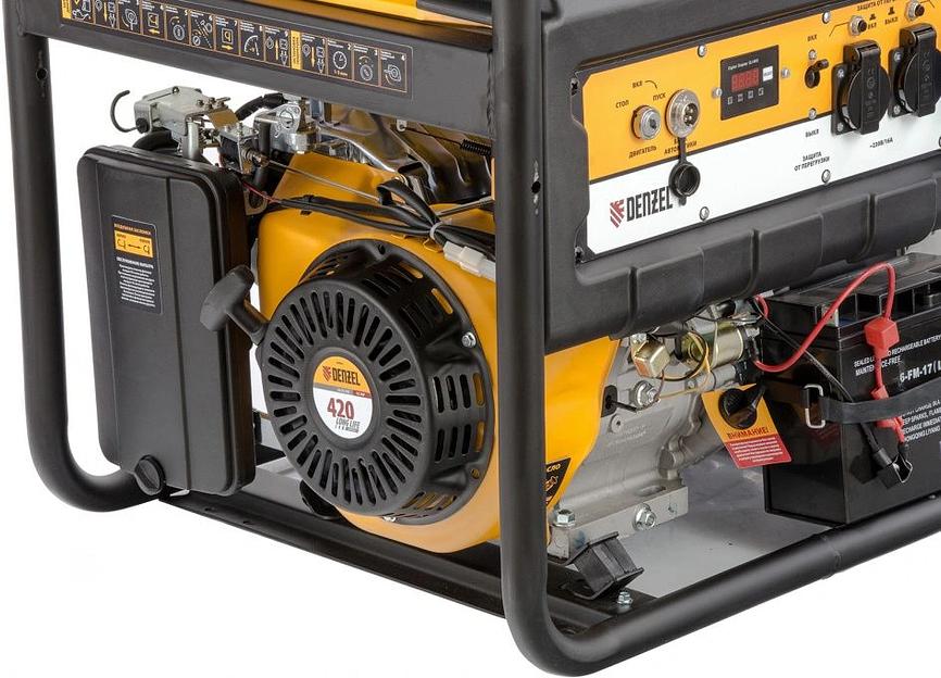Генератор Denzel PS 70 EA 6кВт фото 8