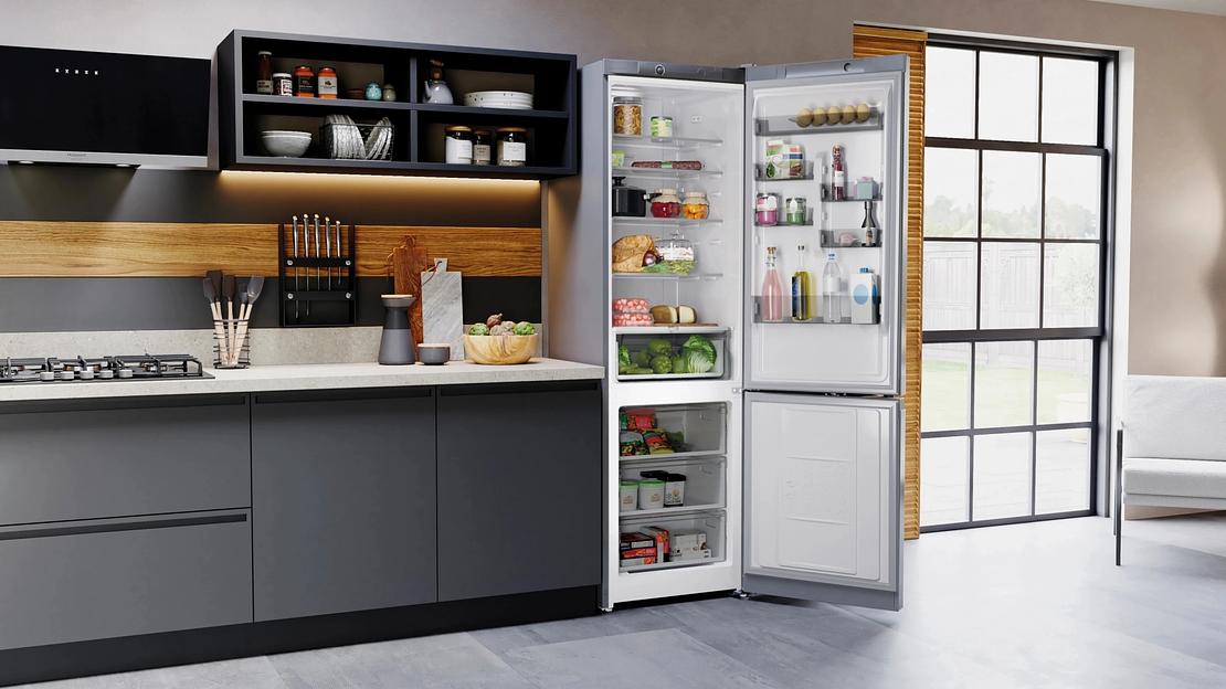 Холодильник Hotpoint HT 6200 S 2-хкамерн. серебристый мат. фото 7