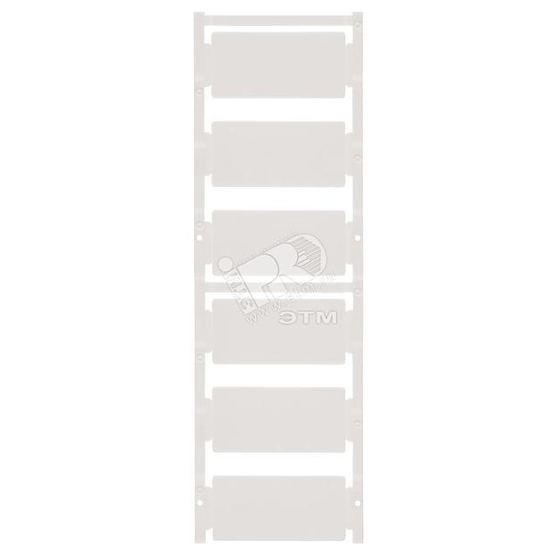 Маркир.пластина 30х60мм, для устройств, белая CC 30/60 K MC NE WS фото 1