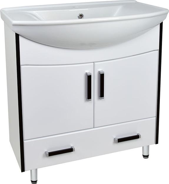 Тумба Астра 75 DORATIZ 9911.031, белая, под умывальник Стиль 75 фото 1