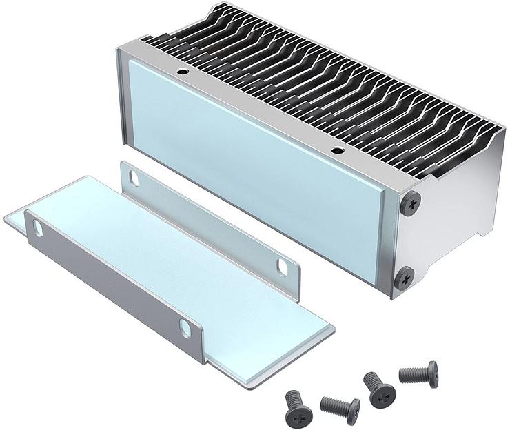 Радиатор на SSD M.2 ID-Cooling (Zero M15) Silver фото 4