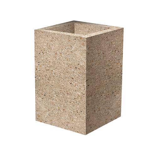 Урна «Куба» из камня ОПТ фото 1