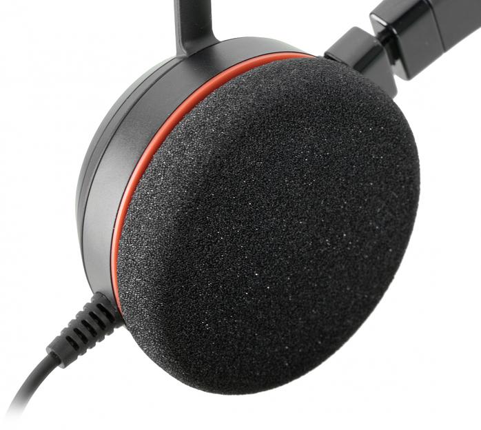 Наушники с микрофоном Jabra Evolve 20 MS Duo черный 1.2м накладные USB оголовье (4999-823-189) фото 5