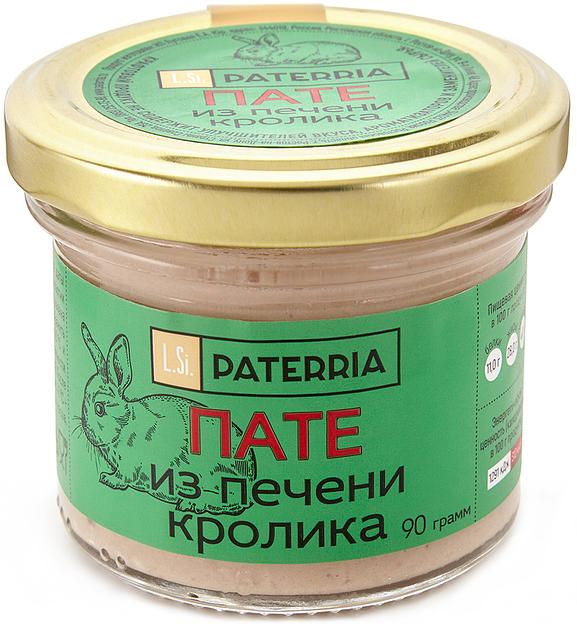 Пате из печени кролика Paterria 90 г фото 1